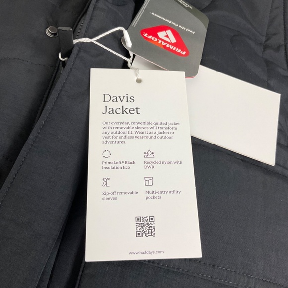 Halfdays Davis Convertible Insulated Jacket NWT - Picture 10 of 16